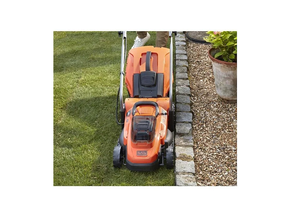 Cortacésped inalámbrico BLACK+DECKER 33 cm LITHIUM 18V - 2,5Ah - 2 baterías - 1 cargador