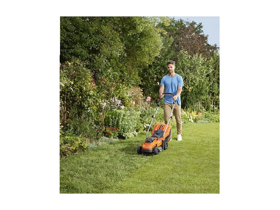 BLACK + DECKER Tondeuse 33 cm sans fil LITHIUM 18V - 2,5Ah - 2 batteries - 1 chargeur - BCMW3318L2-QW