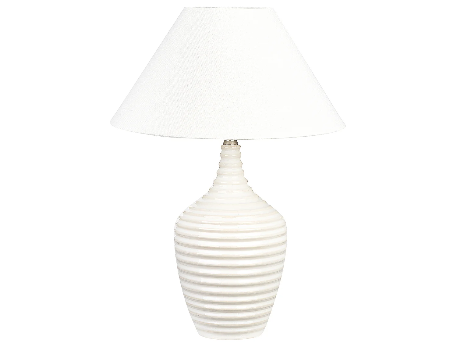 Tischleuchte CELESTE Keramik Beige