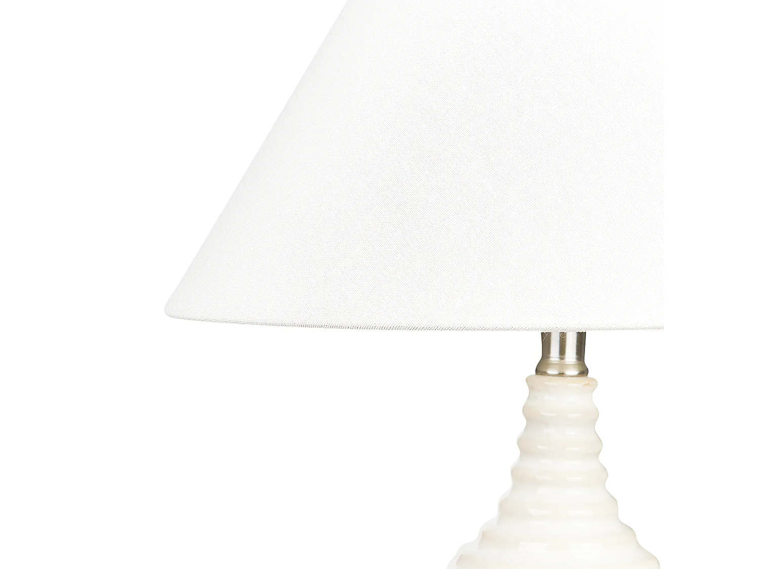 Tischleuchte CELESTE Keramik Beige