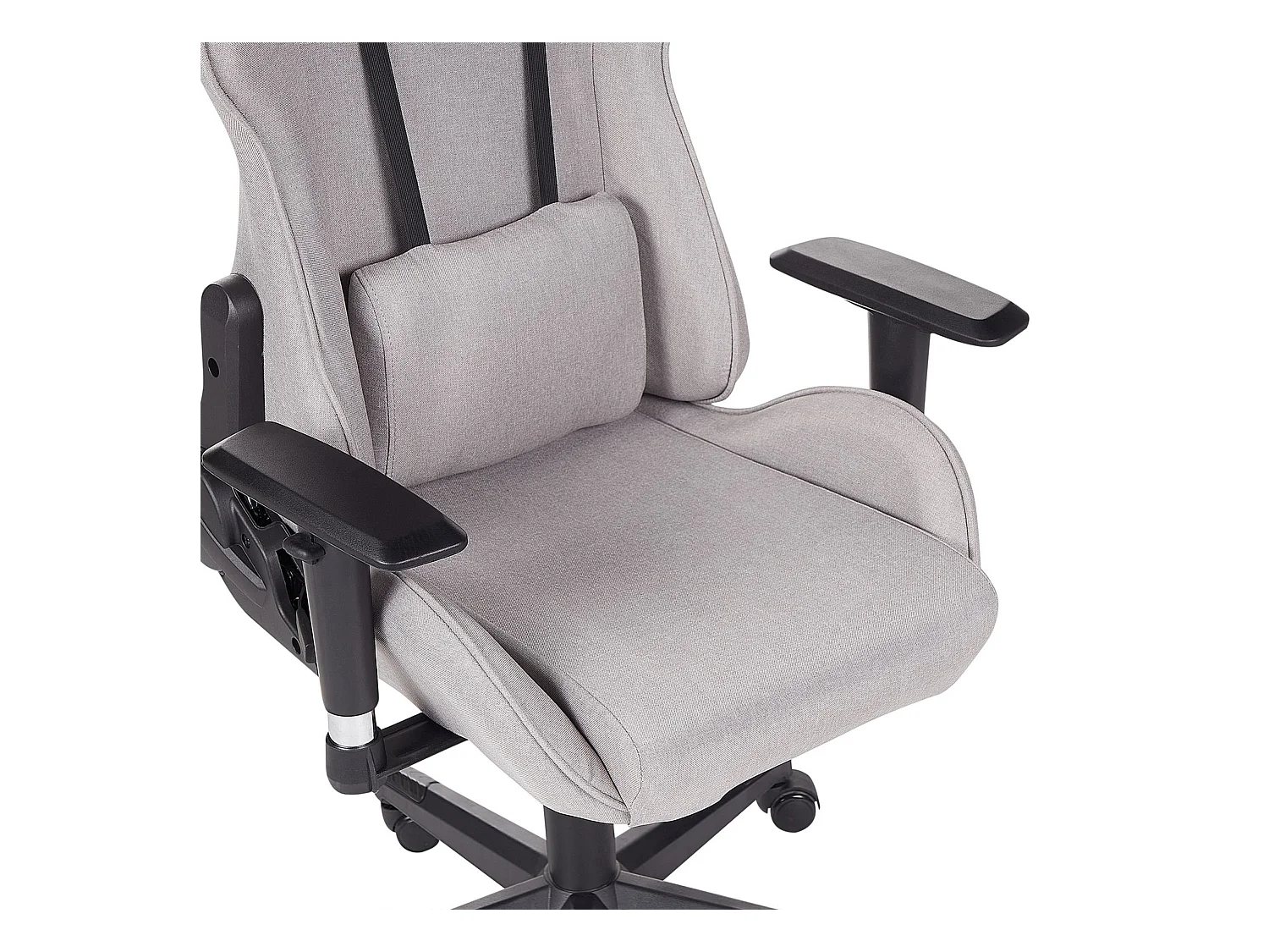 Fotel gamingowy Obrotowy WARRIOR Jasnoszary