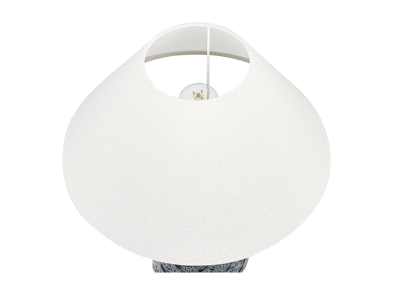 Lampe à poser TELIRE Céramique Bleu foncé