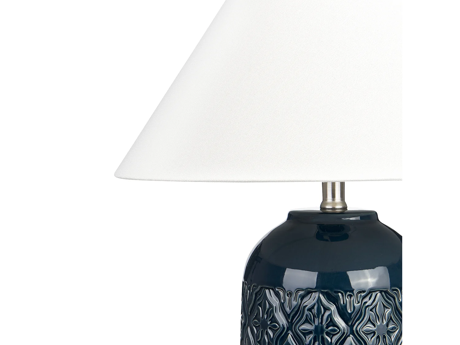 Lampe à poser TELIRE Céramique Bleu foncé