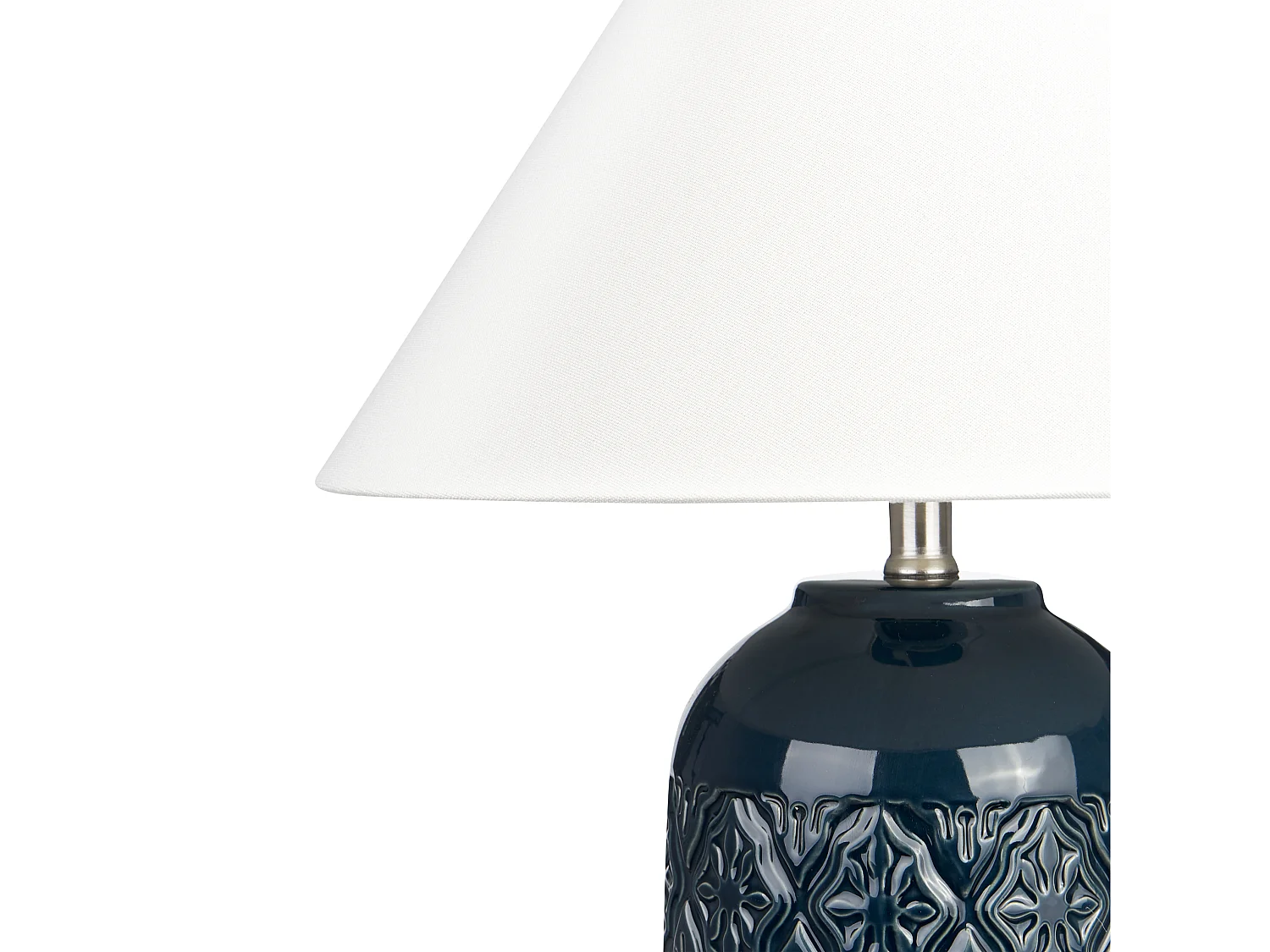 Tafellamp TELIRE Keramiek Donkerblauw