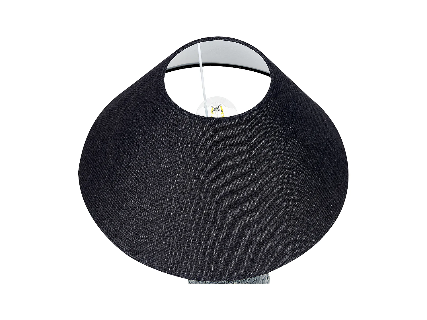 Candeeiro de mesa MATINA Cerâmica Preto