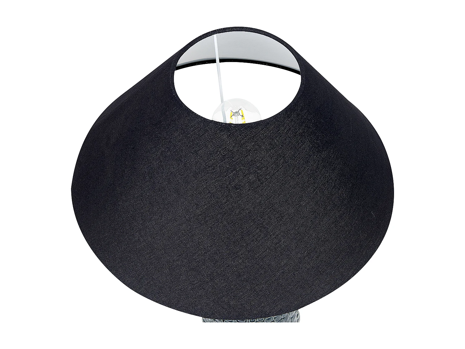 Candeeiro de mesa MATINA Cerâmica Preto