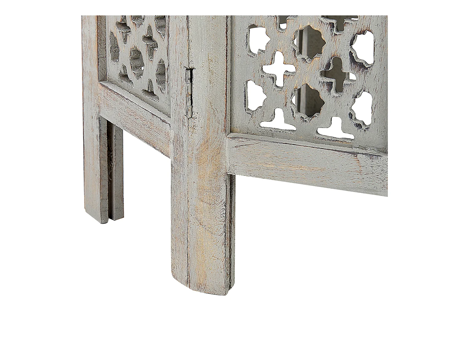 Table d'appoint JAGORI Bois de manguier Gris