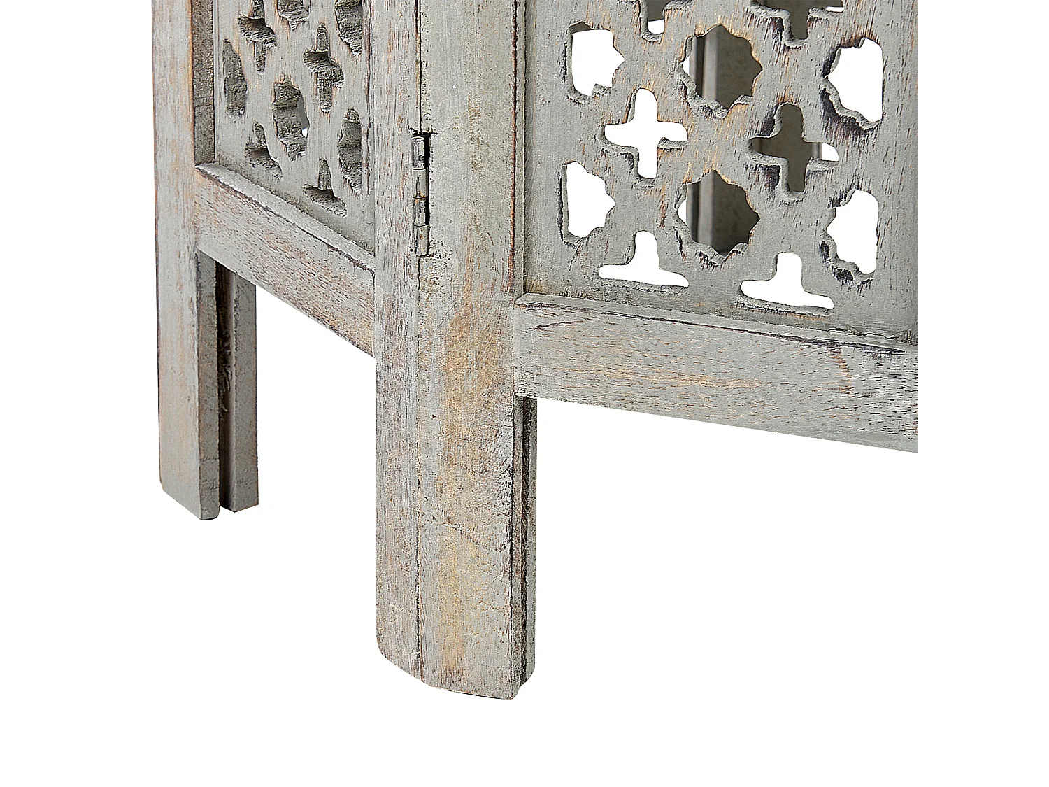 Bijzettafel JAGORI Mangohout Grijs