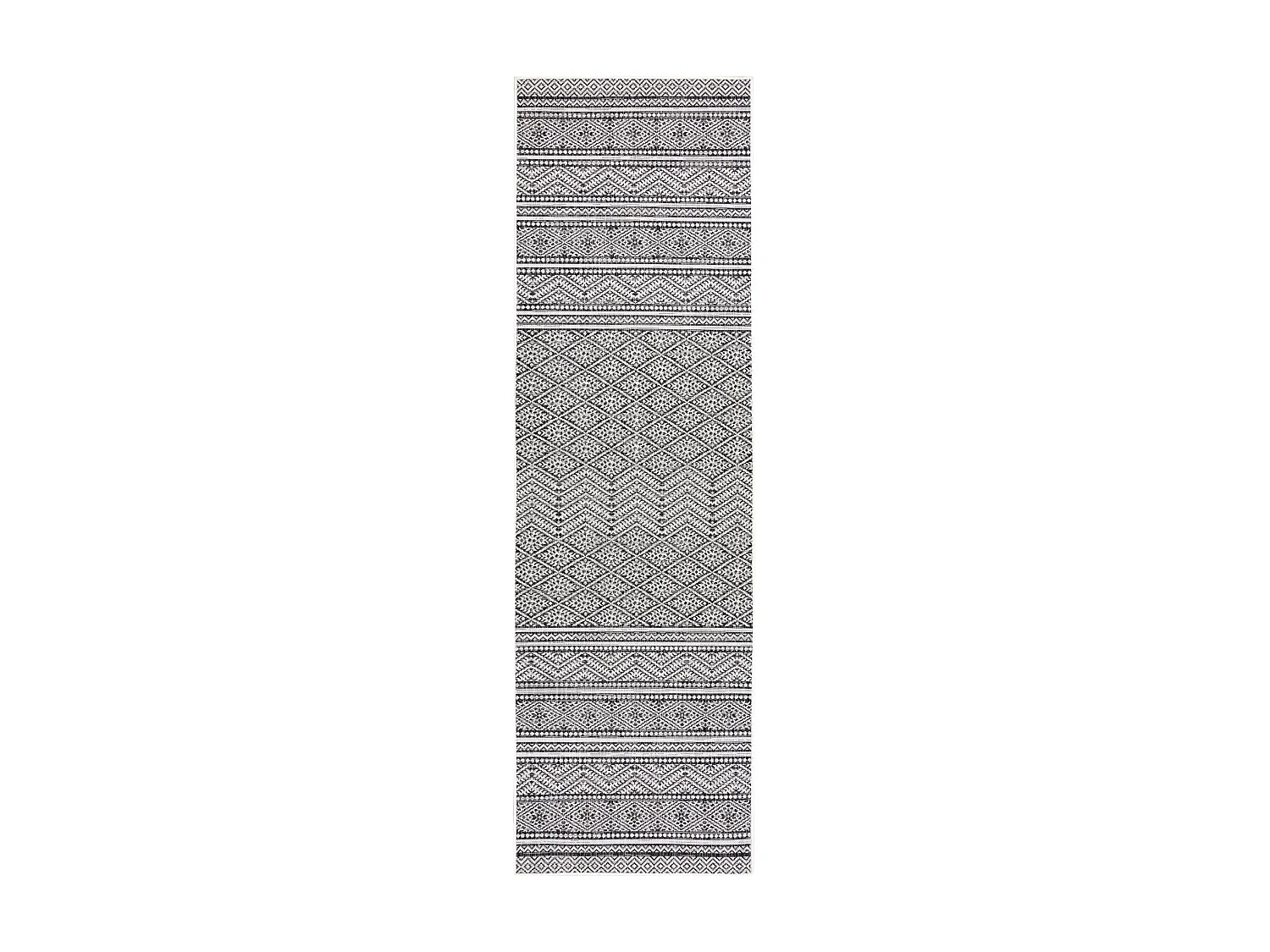 Tapis SIZAL SION le tapis de couloir, aztèque 22168 tissé à plat no 80x300 cm