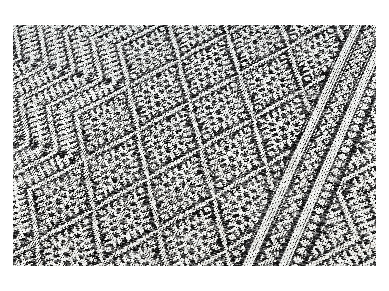 Tapis SIZAL SION le tapis de couloir, aztèque 22168 tissé à plat no 80x300 cm