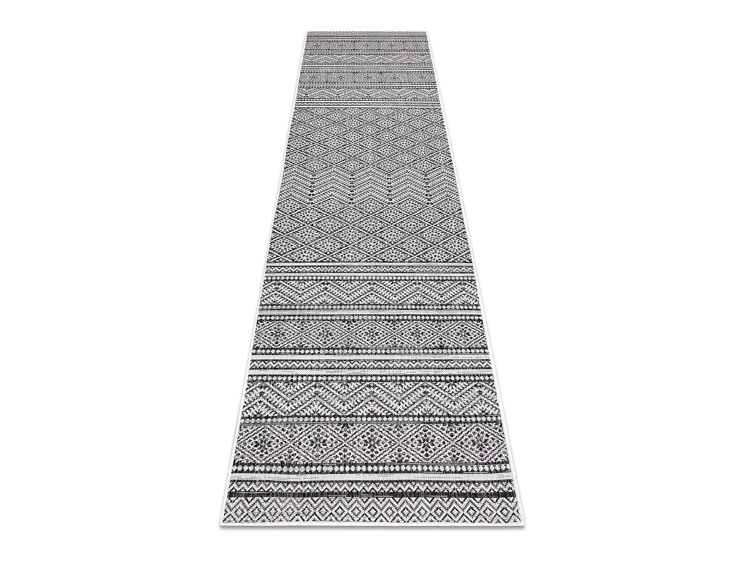 Tapis SIZAL SION le tapis de couloir, aztèque 22168 tissé à plat no 60x300 cm