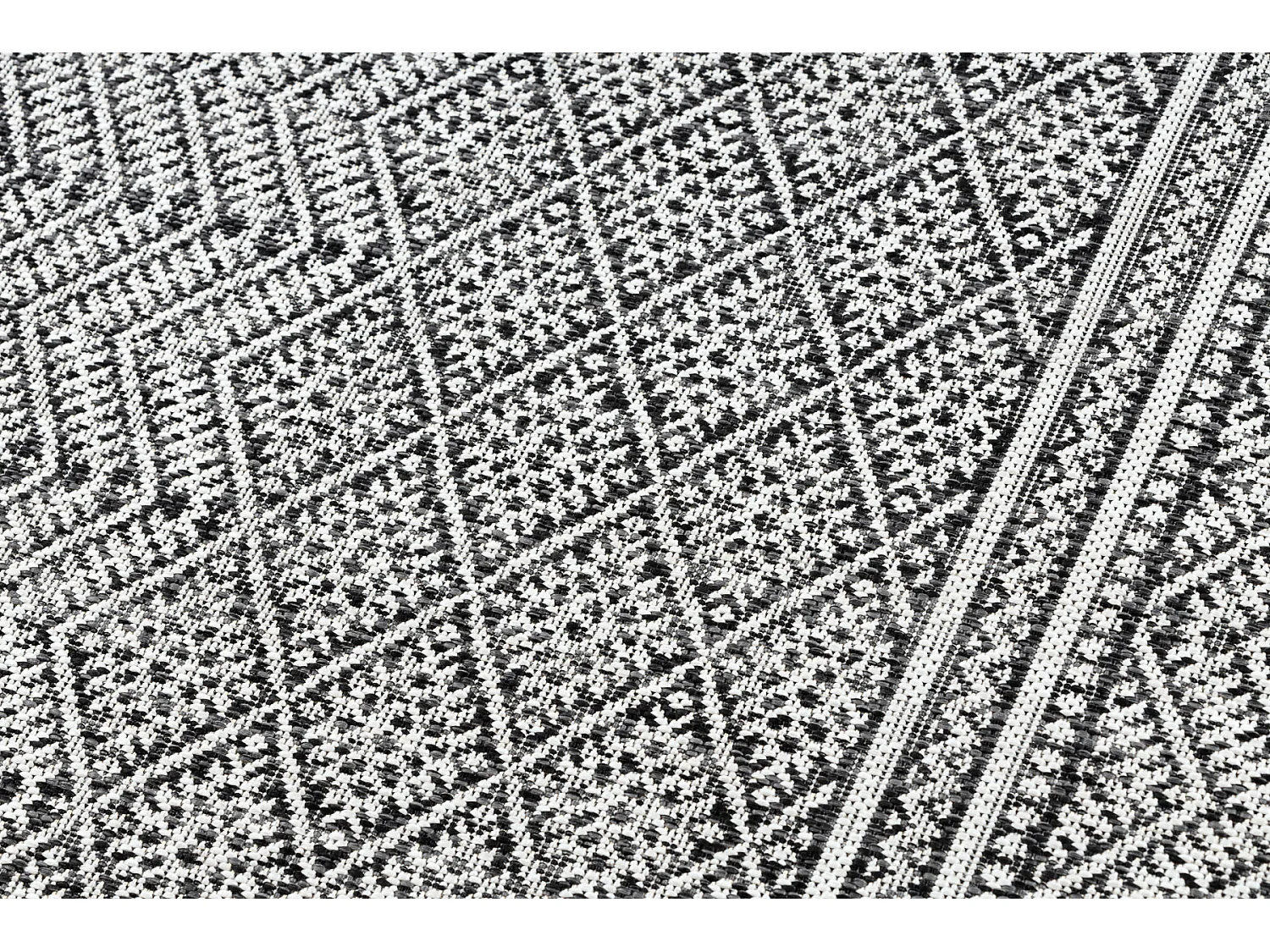 Tapis SIZAL SION le tapis de couloir, aztèque 22168 tissé à plat no 60x250 cm