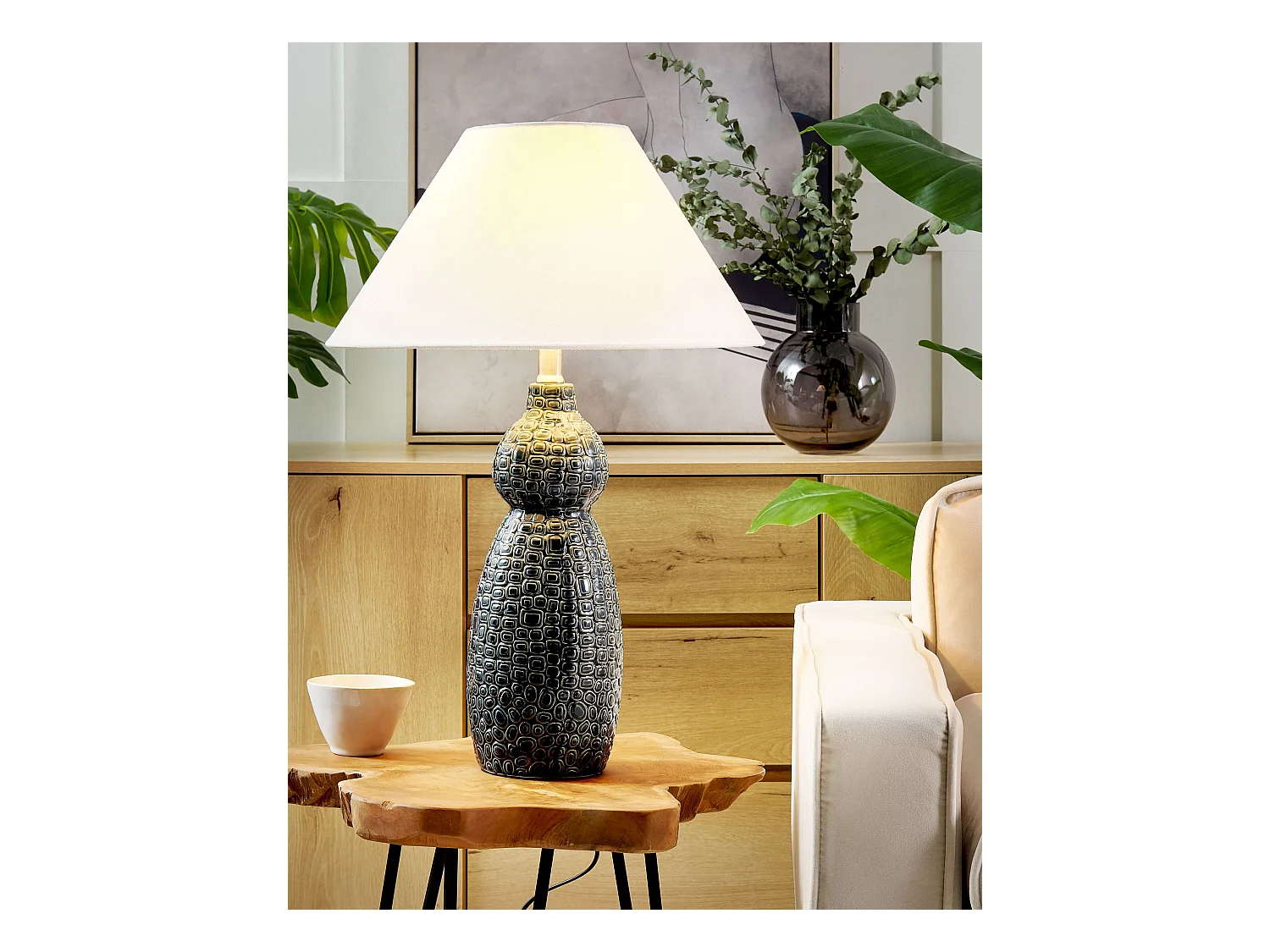 Tafellamp MATINA Keramiek Wit