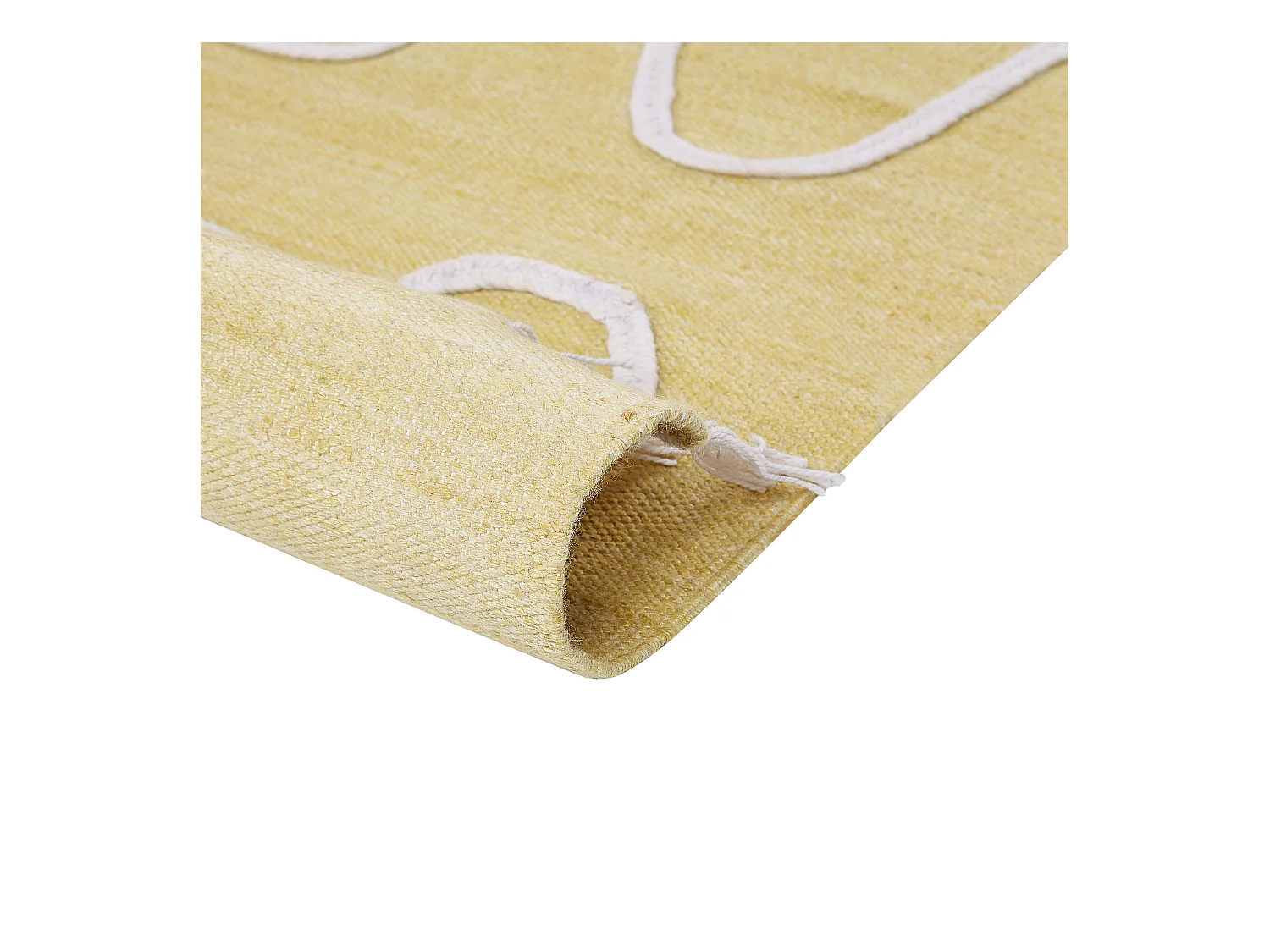 Outdoorteppich YAVU 80 x 150 cm Gelb