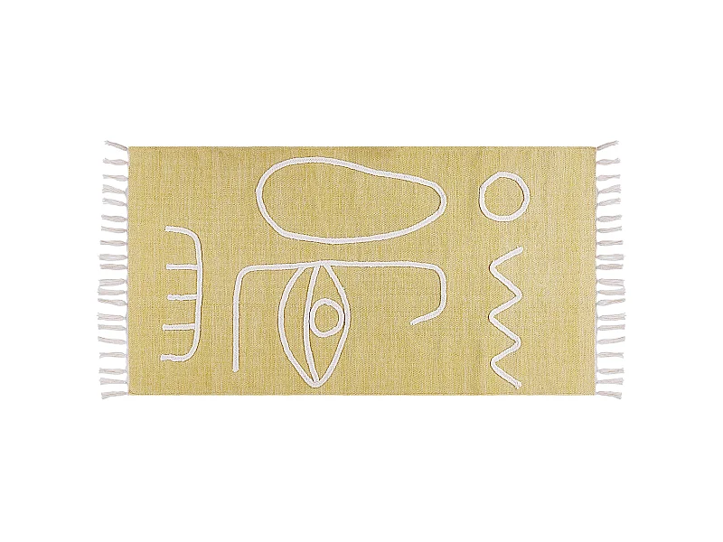 Tapis d\'extérieur YAVU Jaune 80 x 150 cm