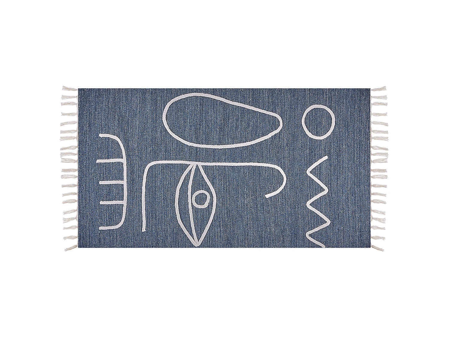 Tuintapijt YAVU 80 x 150 cm Blauw