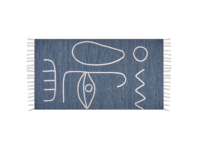 Tapis d\'extérieur YAVU Bleu 80 x 150 cm
