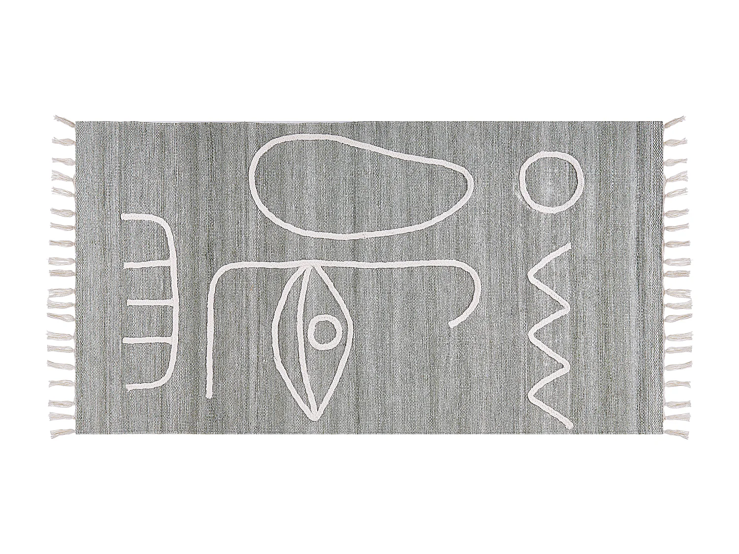 Tapis d'extérieur YAVU Vert clair 80 x 150 cm