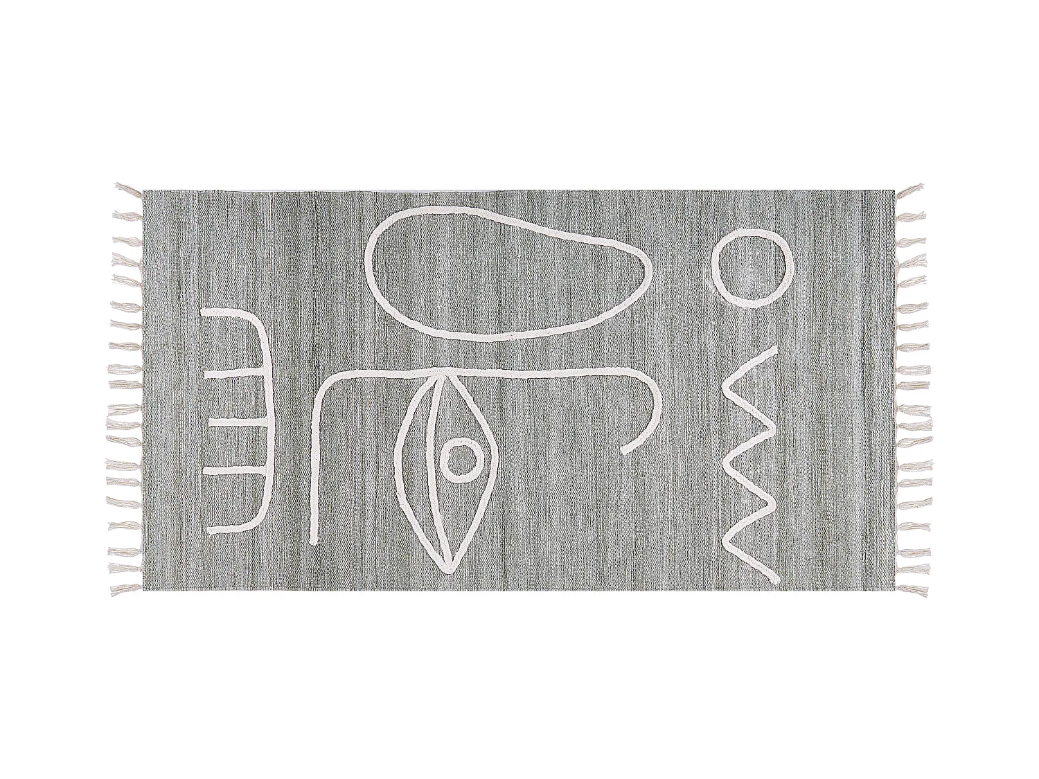 Tapis d'extérieur YAVU Vert clair 80 x 150 cm