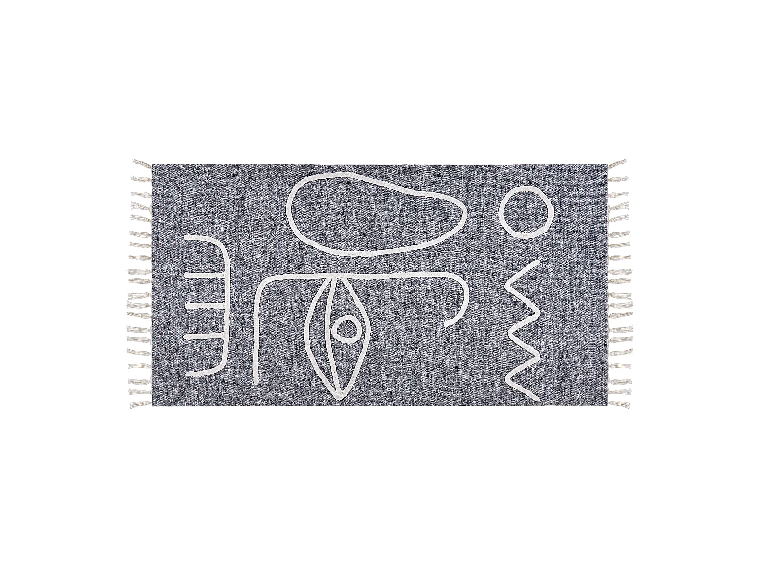 Tapis d'extérieur YAVU Gris 80 x 150 cm