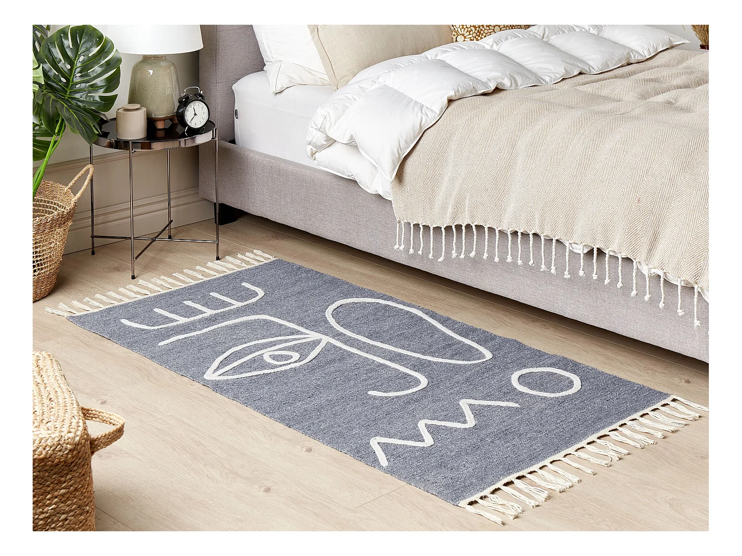 Tuintapijt YAVU 80 x 150 cm Grijs