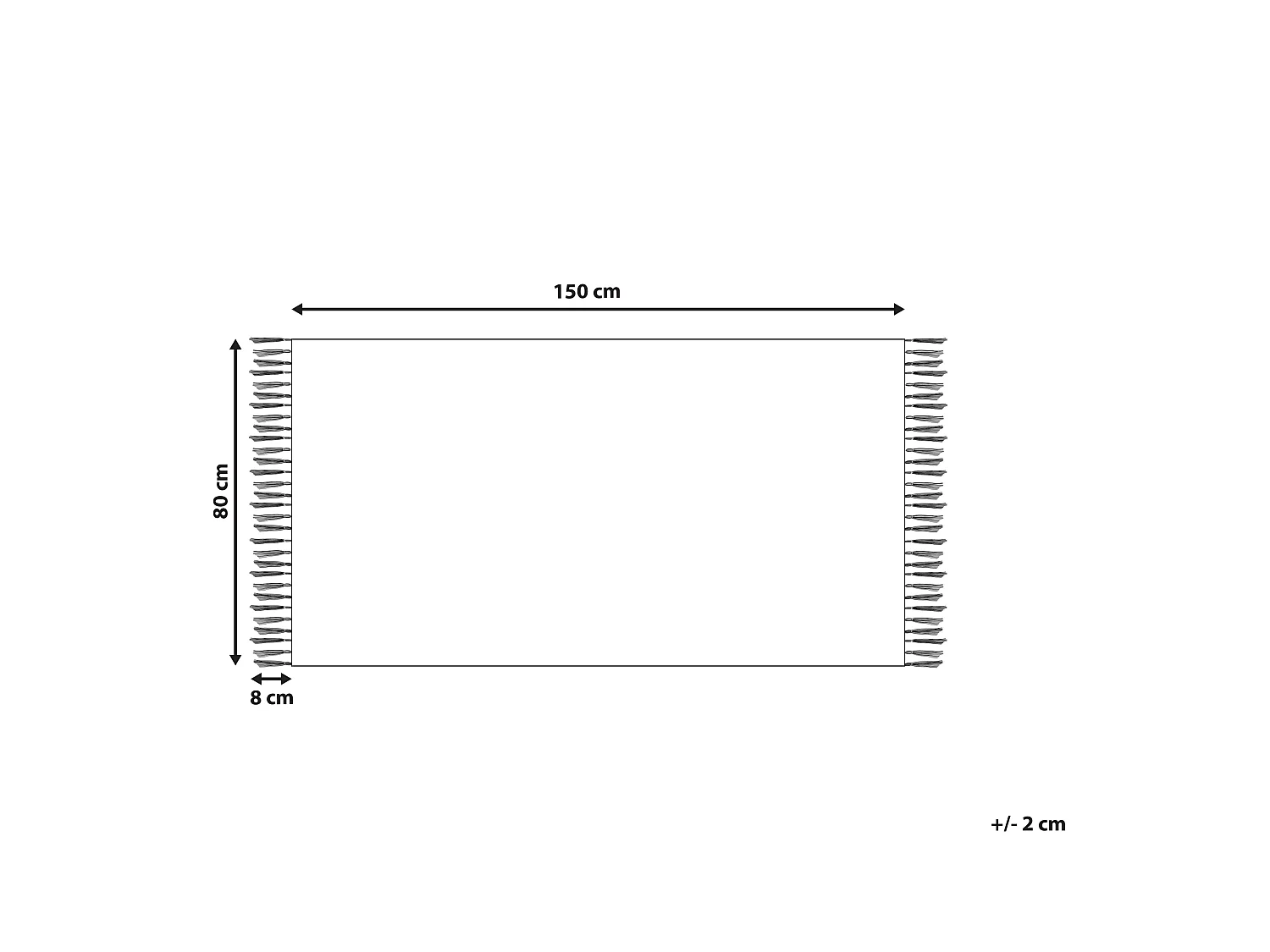 Tuintapijt YAVU 80 x 150 cm Grijs