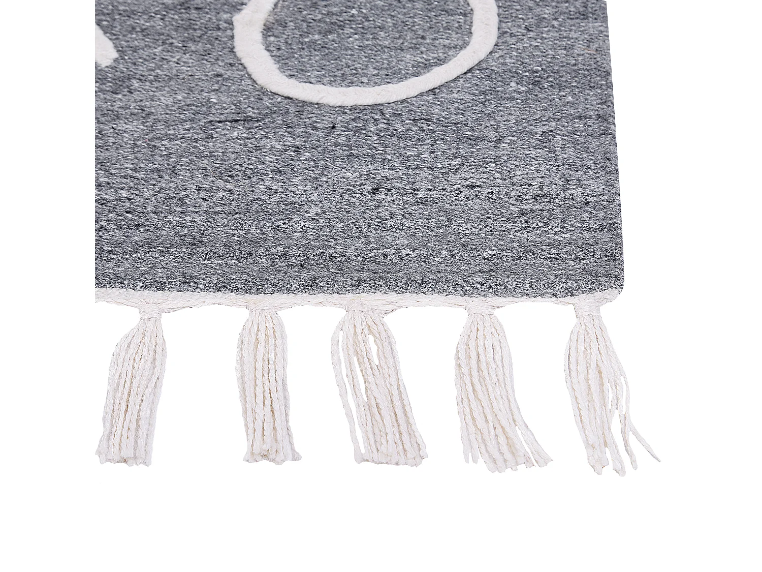 Alfombra de exterior YAVU 80 x 150 cm Gris