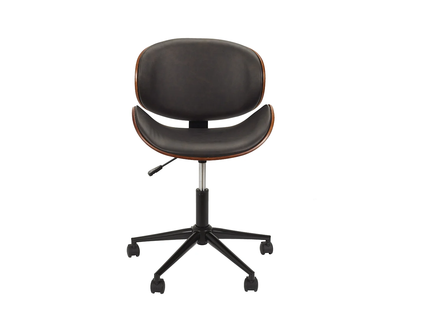 Chaise A Roulettes Reno Noir, Marron