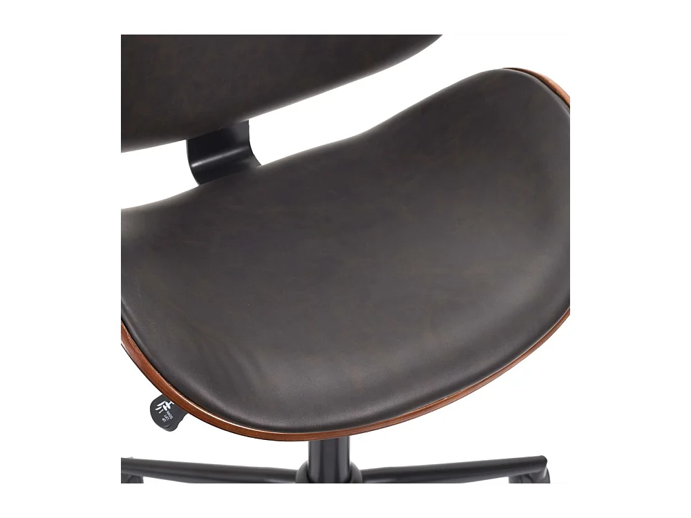 Chaise A Roulettes Reno Noir, Marron