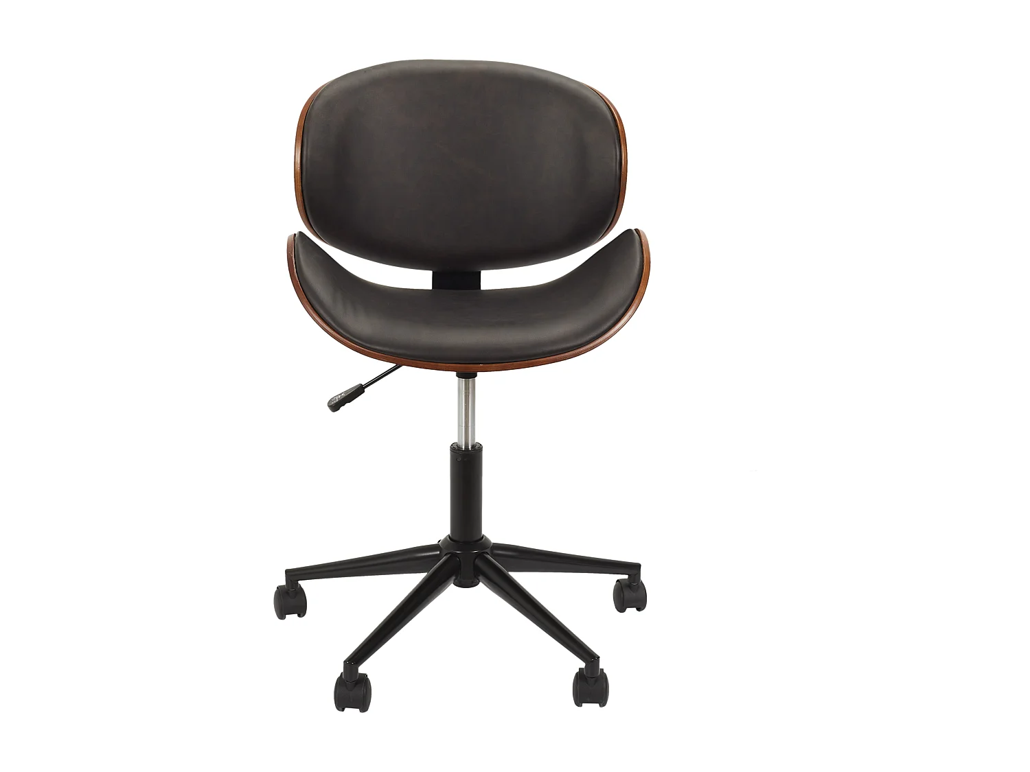 Chaise A Roulettes Reno Noir, Marron