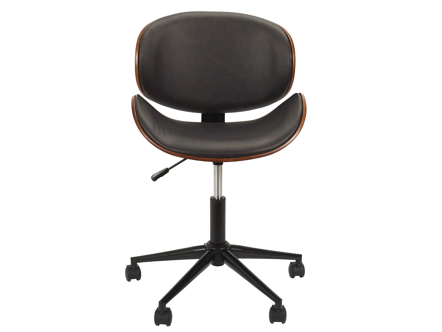 Chaise de Bureau à Roulettes "Reno" 77cm Noir