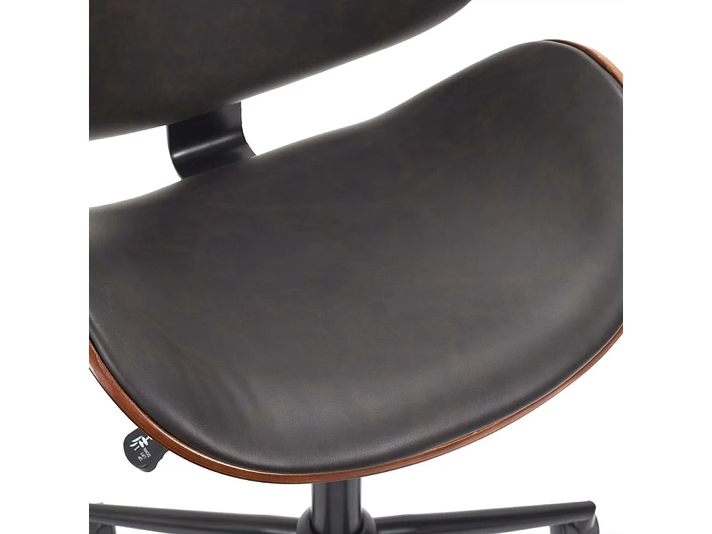 Chaise de Bureau à Roulettes "Reno" 77cm Noir