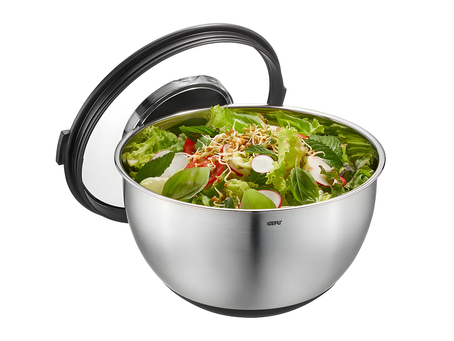 Set de bols 2,5L et 4,5L avec couvercle anti-éclaboussures