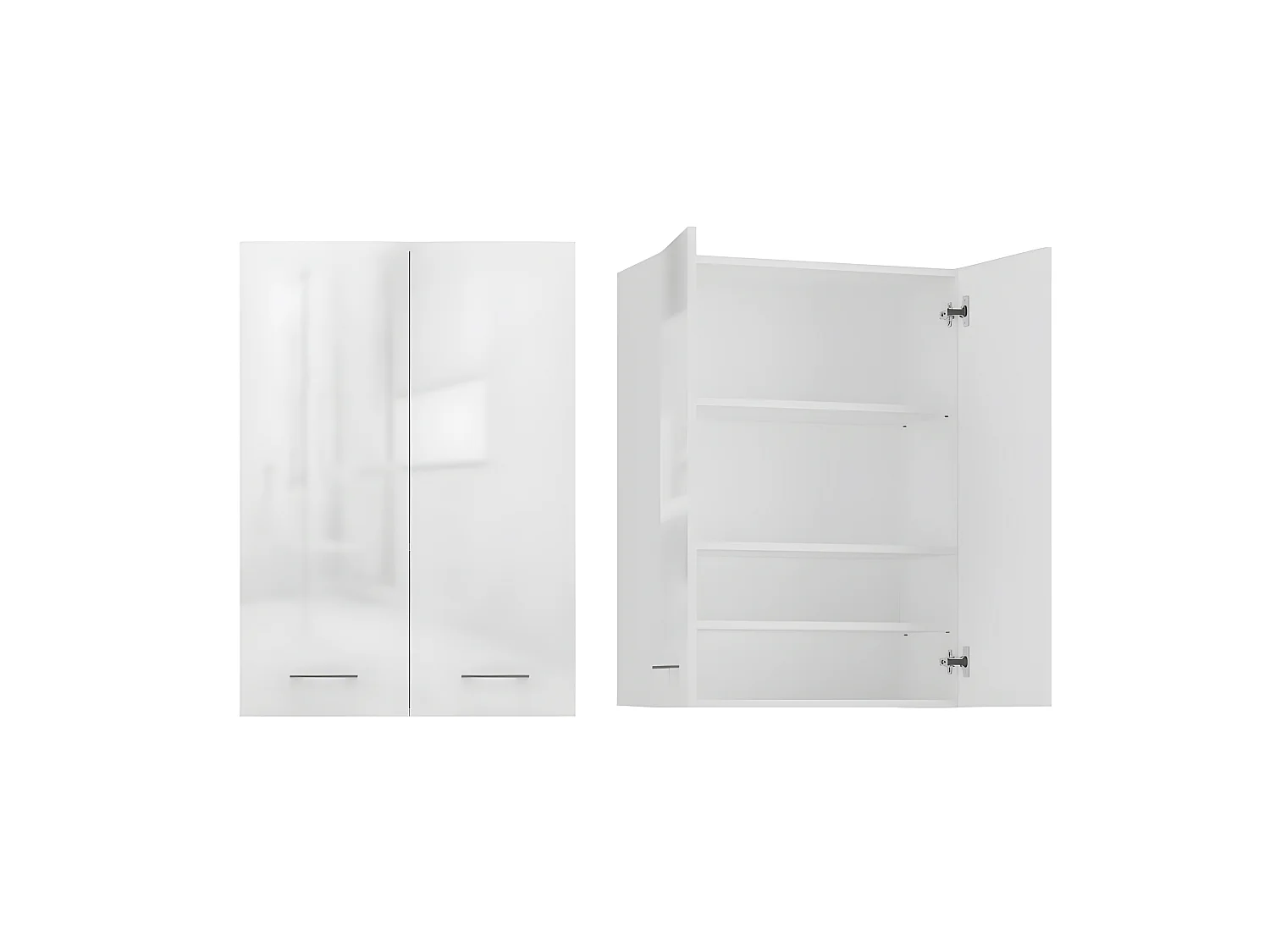 NELIO - Mobile bagno sospeso - Mobile bagno sospeso - Dimensioni 64x30x90 - Contenitore bagno