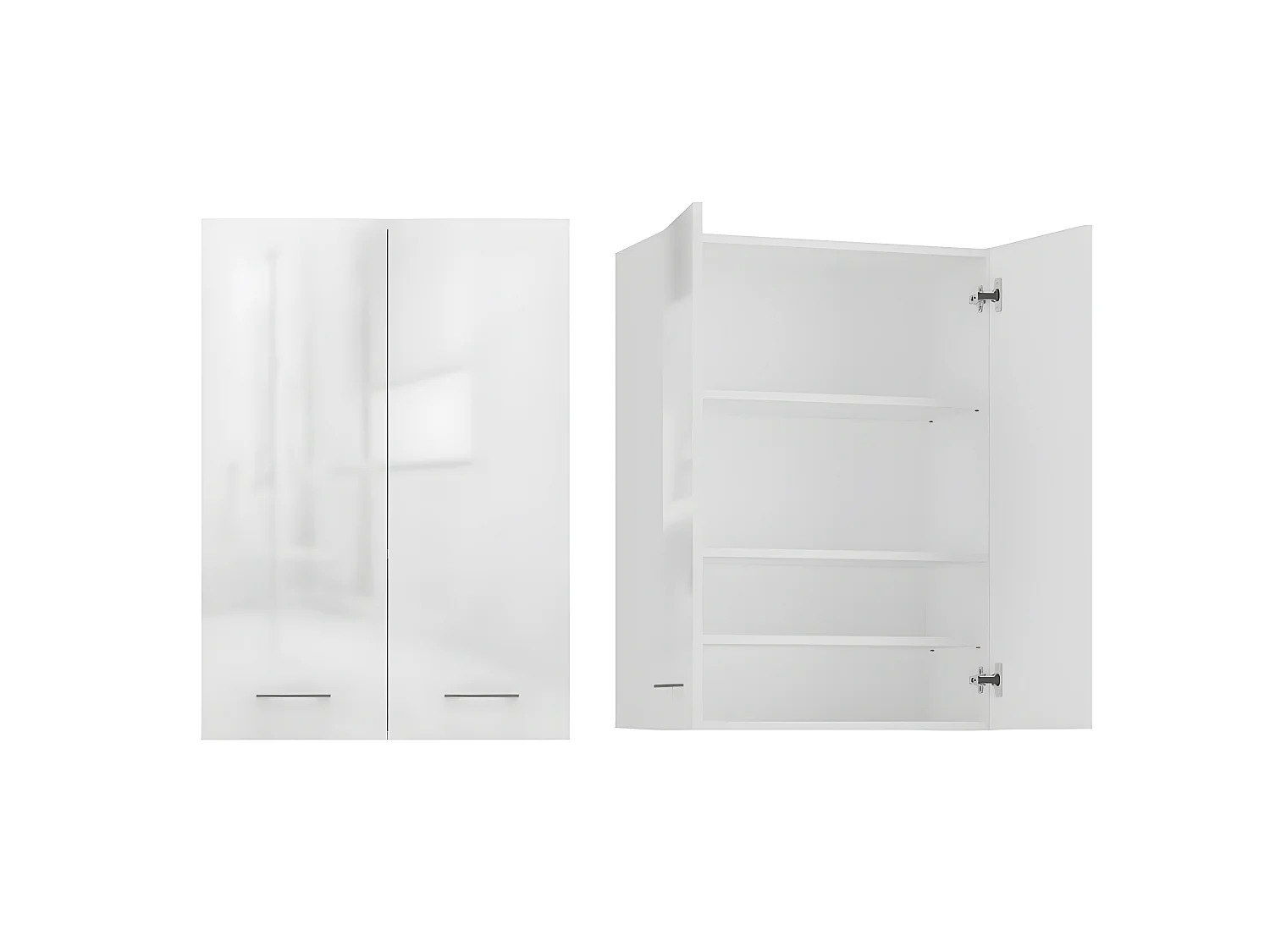 NELIO - Mobile bagno sospeso - Mobile bagno sospeso - Dimensioni 64x30x90 - Contenitore bagno