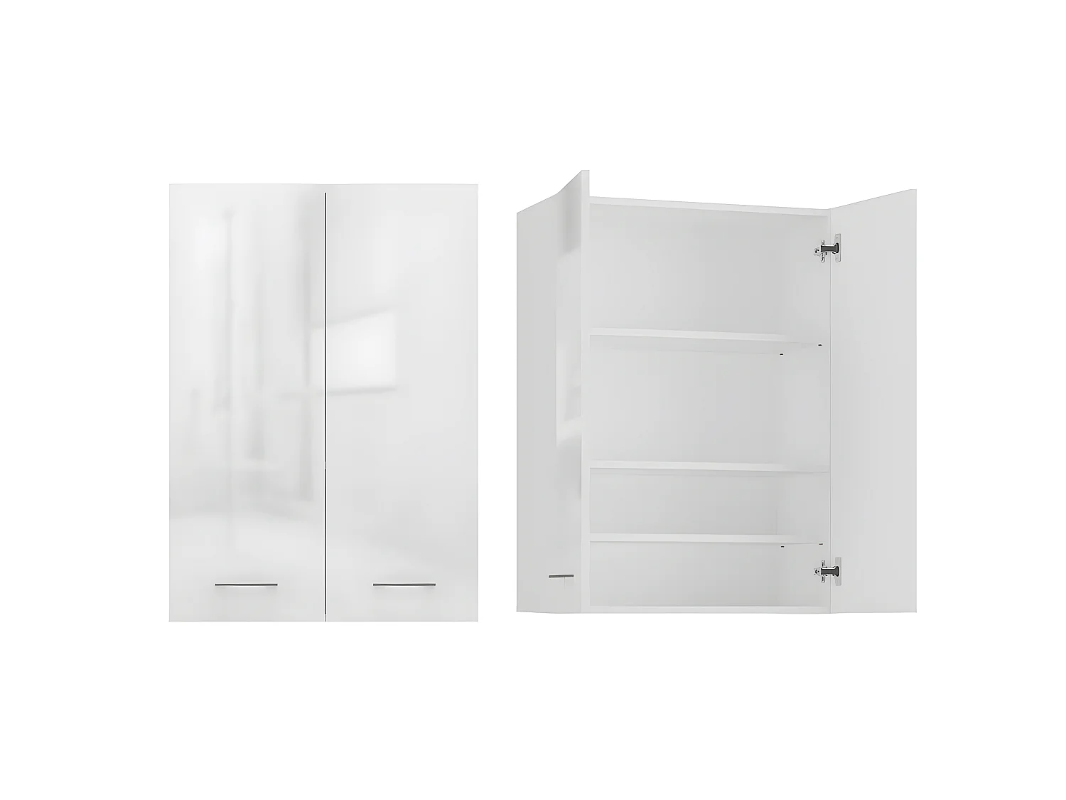 NELIO - Mobile bagno sospeso - Mobile bagno sospeso - Dimensioni 64x30x90 - Contenitore bagno