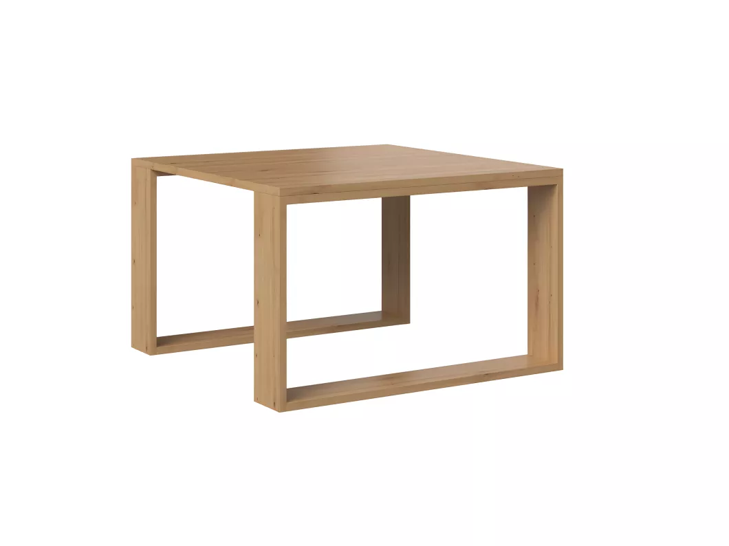 Kauf Unique CDF Couchtisch Modern Mini | Farbe: Eiche Artisan | Moderne Bank für EIN Wohnzimmer, Zimmer, Büro | Form: Quadrat, Rechteck | Regal für Kleinigkeiten, Zeitungen, Magazine oder Bücher