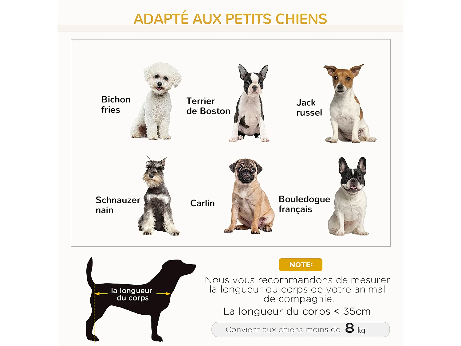 Canapé chien lit pour chien design scandinave déhoussable dim. 72L x 44l x 31H cm pieds bois tissu polyester gris