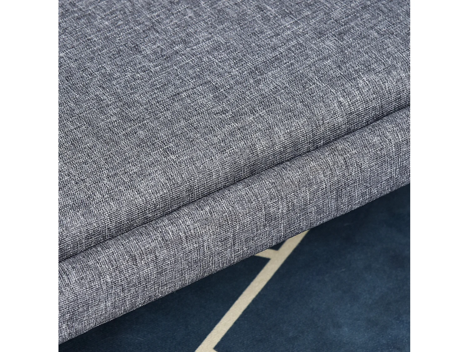 Canapé chien lit pour chien design scandinave coussin moelleux pieds bois massif dim. 87 x 61 x 36 cm polyester gris