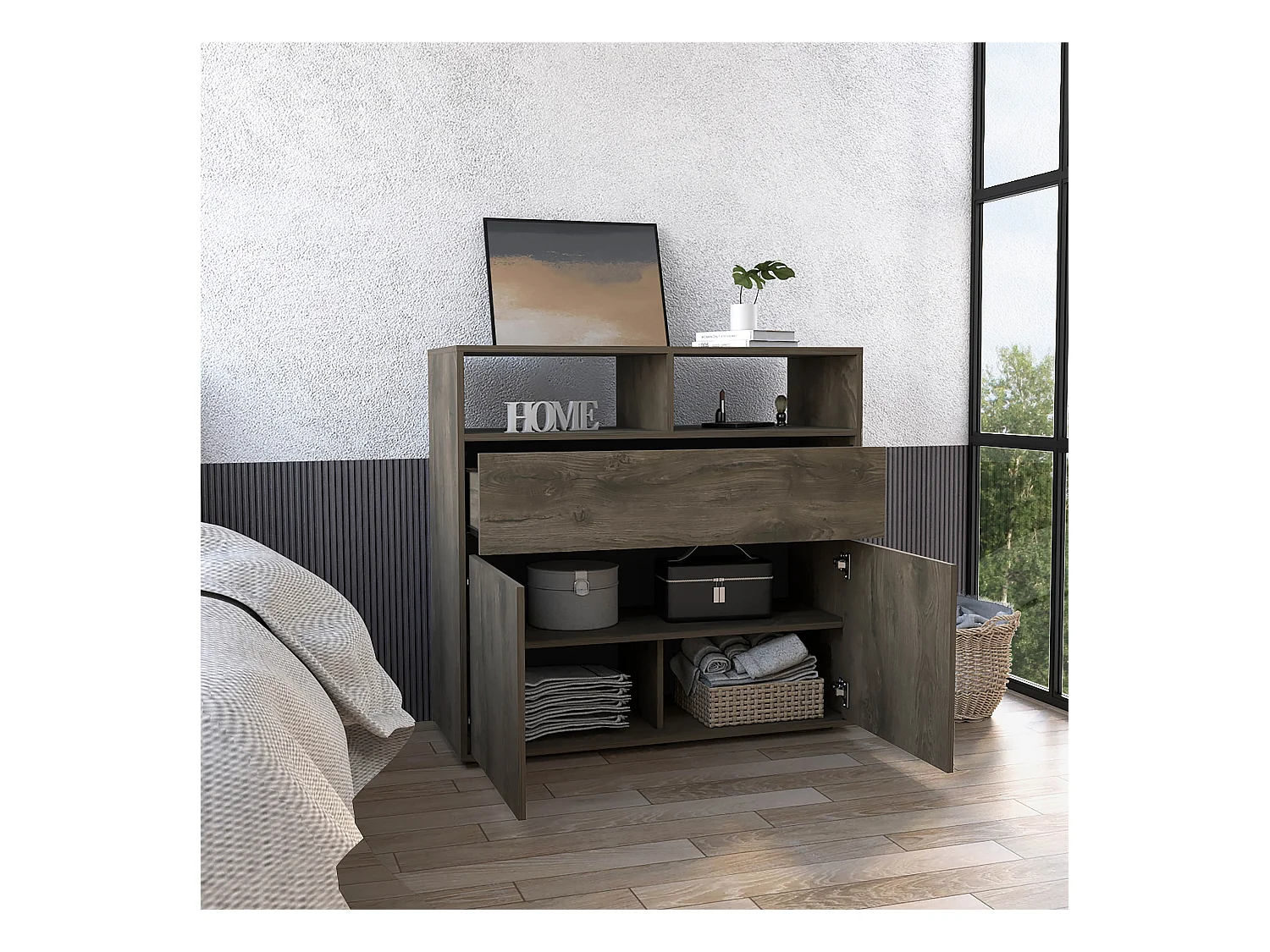 Galanto confortable 96 cm à x 40cm p x 100cm L Acorn