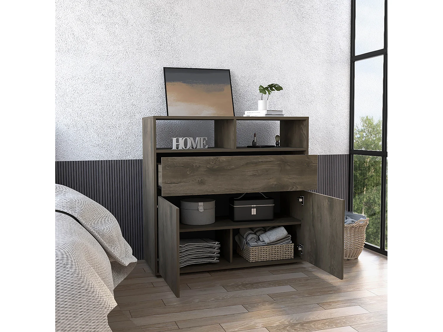 Galanto confortable 96 cm à x 40cm p x 100cm L Acorn