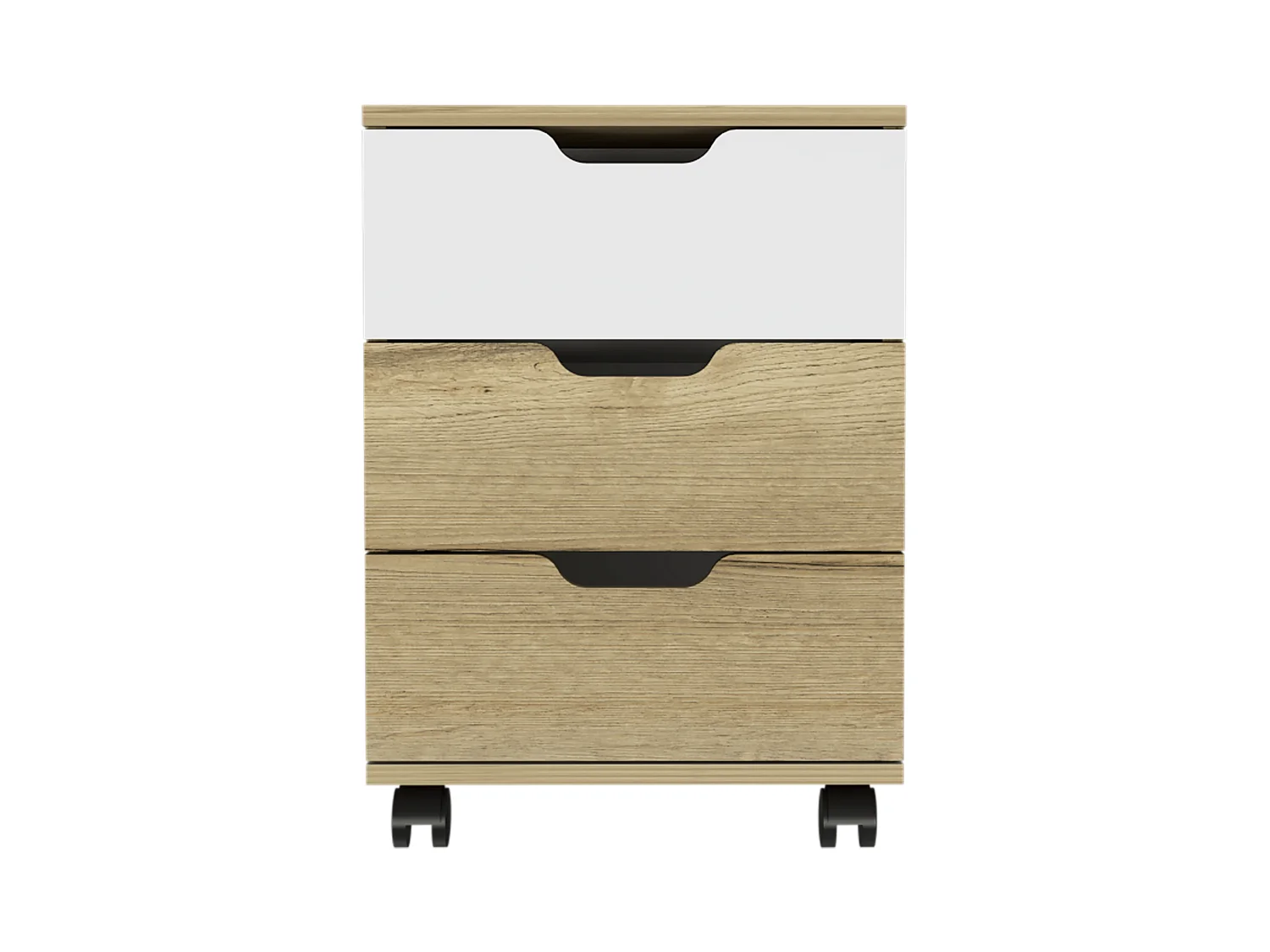 Vilna, schedario per ufficio con ruote 56CM L X 40CM P X 35CM L X 35CM P / bianco