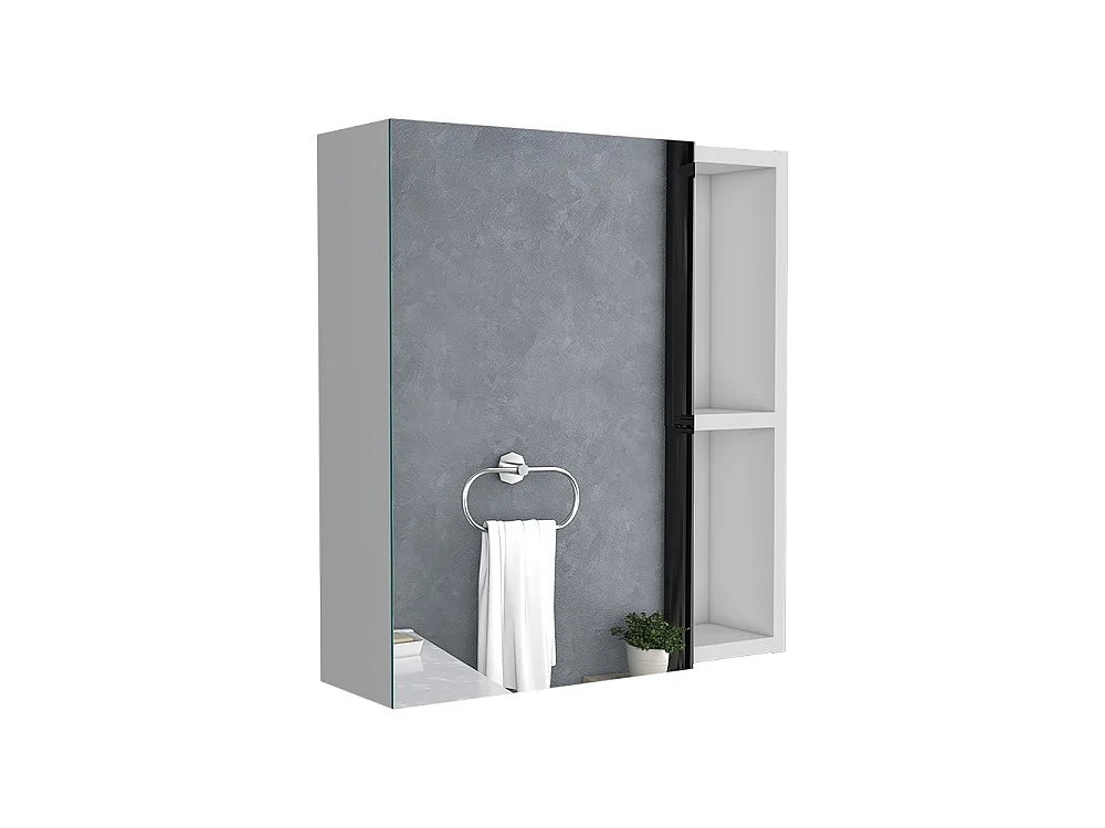 TUHOME CONCEPT Armario de baño de pared Labelle de 45 cm, blanco
