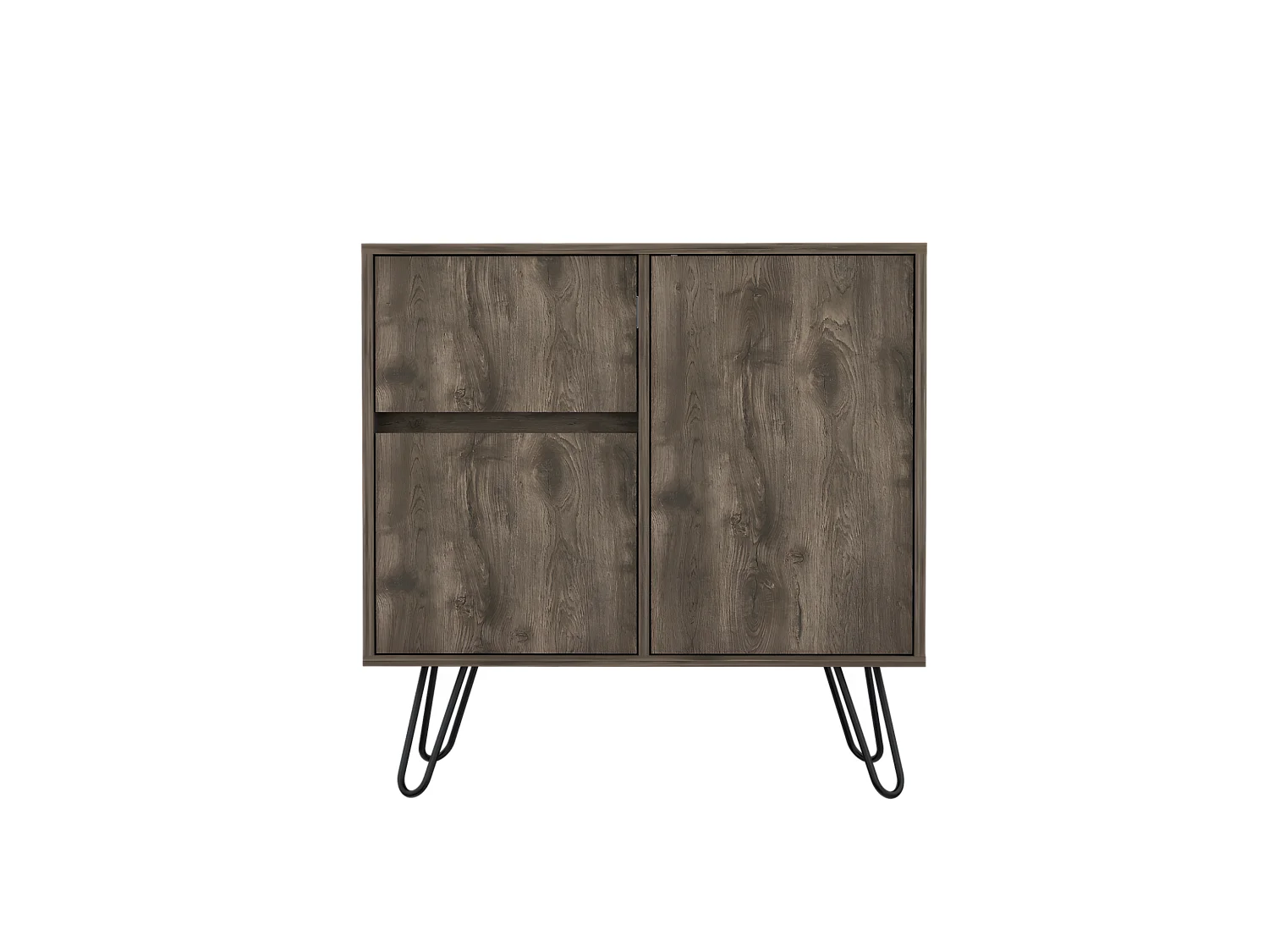 Aparador de salón Z80 Andora, con gabinete 80CM A X 80CM An X 35CM P Bellota