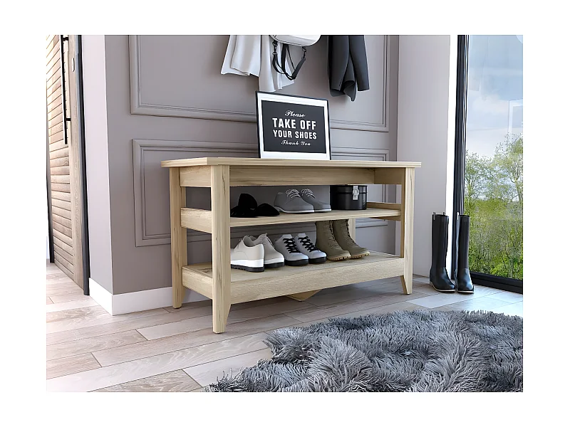 Panca contenitore Misuri, con ripiani 43CM L X 17,7CM P X 25CM L X 25CM H Dune