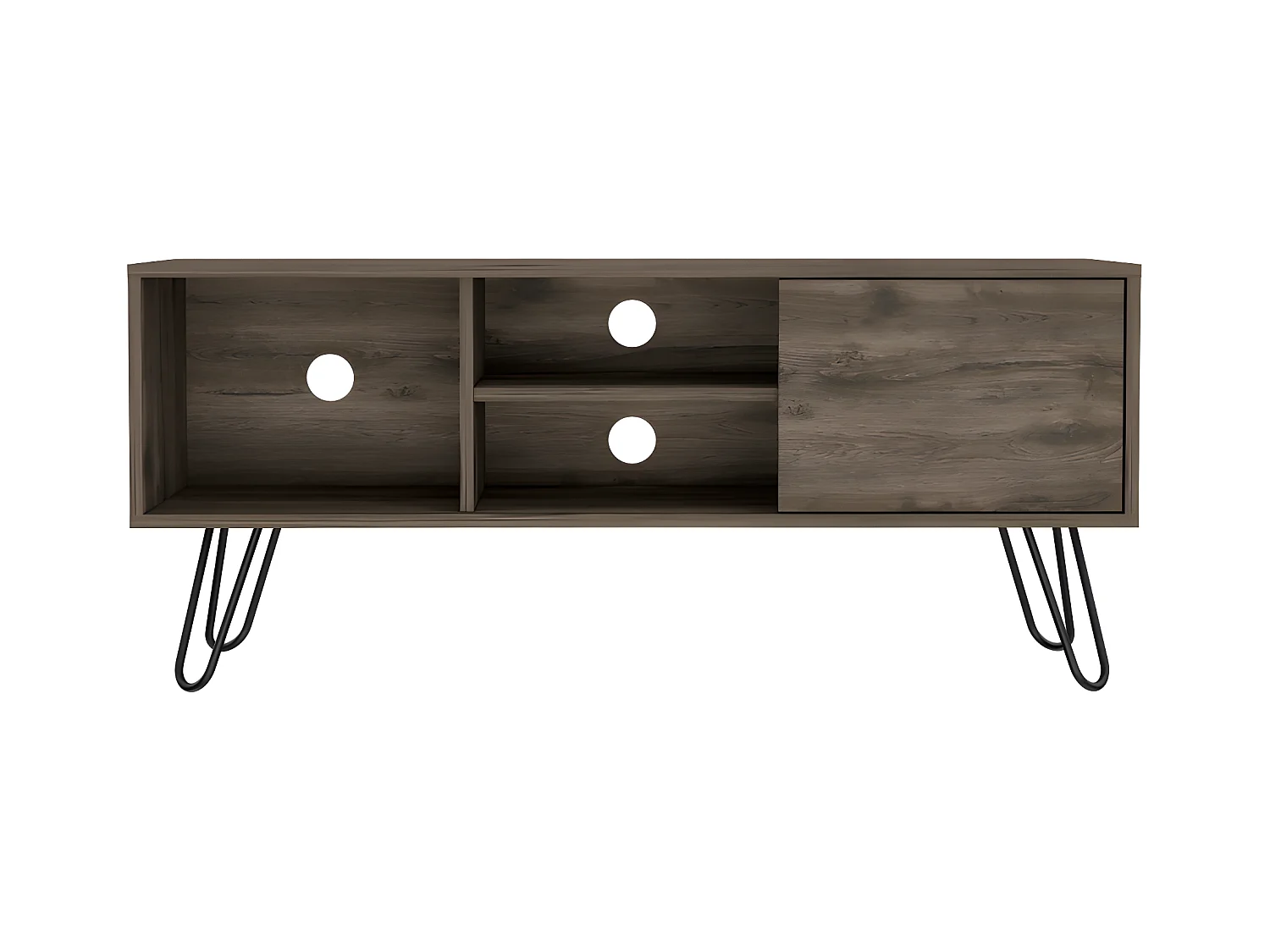 Mobile TV Z 115 Andorra, con capacità di 50" 50CM L X 115CM H X 115CM L X 35CM P Ghianda