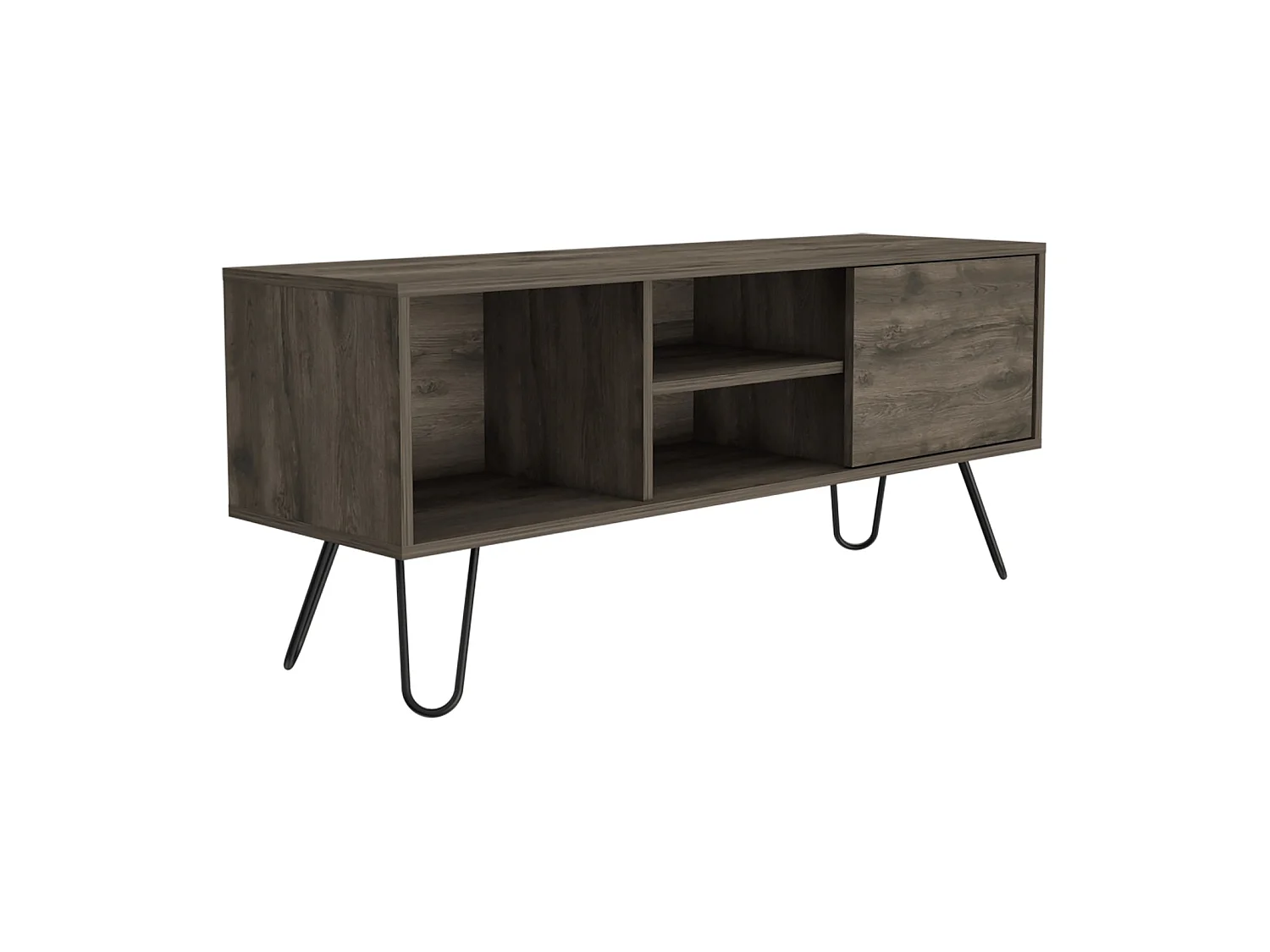 TUHOME CONCEPT Mobile TV Andorra da 115 cm, rovere scuro