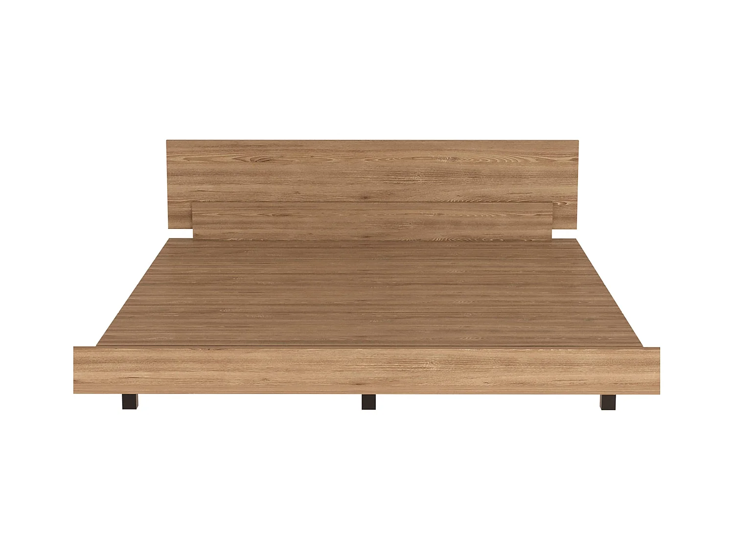 Cadre de lit Queen Kaia, 51,6 cm à x 212,5 cm P x 160 cm L, miel