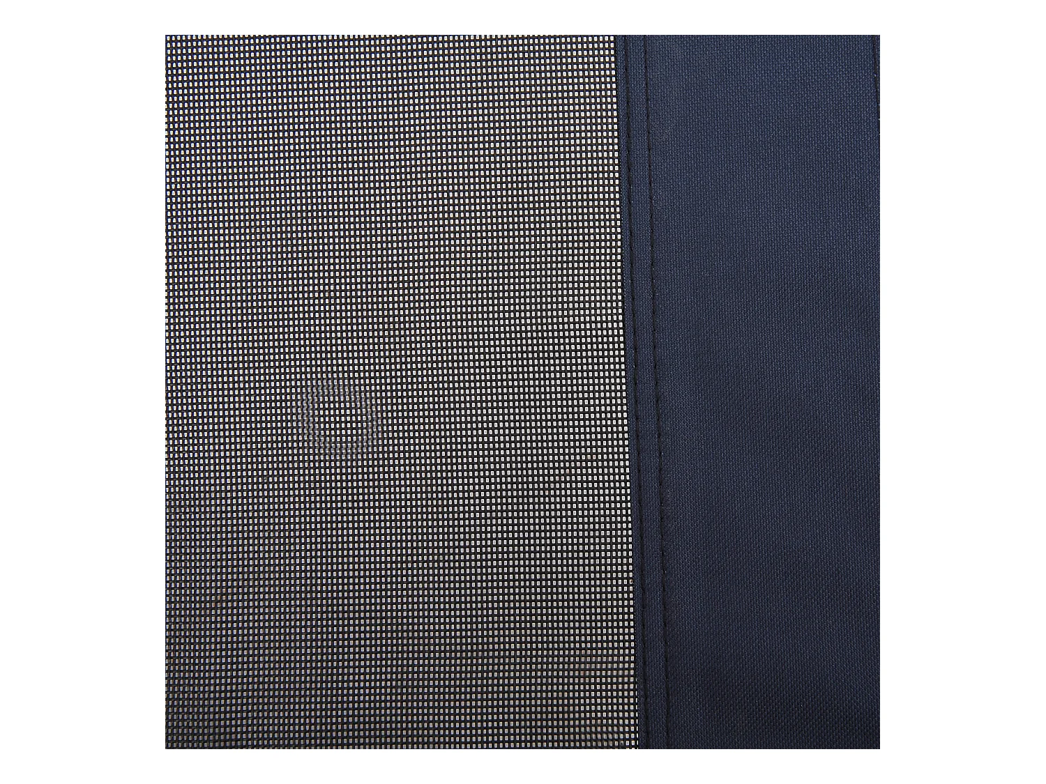 Lit pour chien chat lit de camp grand confort sur pieds tissu oxford textilène micro-perforé 76L x 61l x 18H cm bleu marine noir