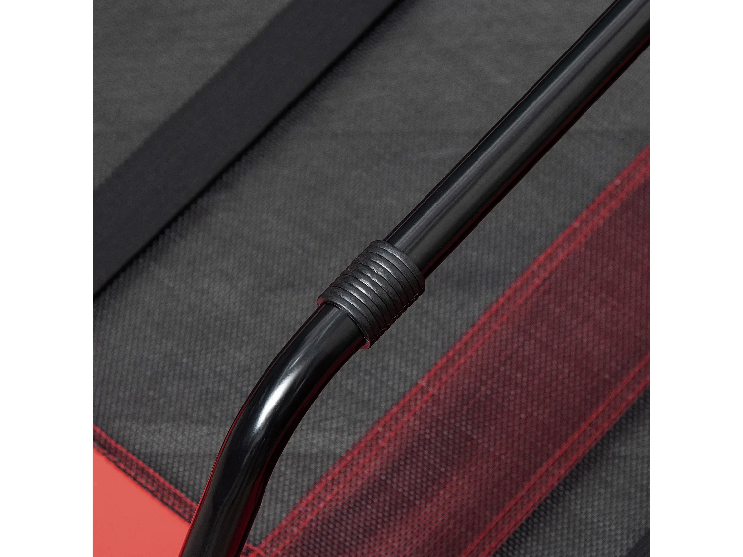 Lit sur pieds XXL pour chien chat lit de camp animal lit surélevé Oxford textilène micro-perforé dim. 122L x 92l x 23H cm rouge